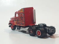 Vintage Majorette Super Movers 600 Series Circus Semi Tractor Truck Red 1/87 Scale Die Cast Toy Car Vehicle