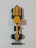 Vintage Majorette No. 331 Niveleuse Grader Leveling Scraper Yellow Die Cast Toy Car Vehicle Missing Grader Blade