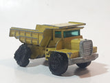 Vintage 1970 Lesney Matchbox Series No. 28 Mack Dump Truck Yellow Die Cast Toy Car Vehicle