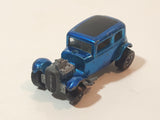 Vintage 1969 Hot Wheels Classic '32 Ford Vicky Spectraflame Blue Die Cast Toy Car Hot Rod Vehicle Red Lines