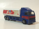 1999 Hot Wheels Haulers Ocean Spray Cranberry Juice Cocktail Tanker Truck Blue and White Die Cast Toy Car Vehicle