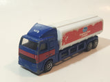 1999 Hot Wheels Haulers Ocean Spray Cranberry Juice Cocktail Tanker Truck Blue and White Die Cast Toy Car Vehicle