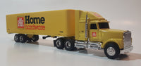 Rare ERTL Home Hardware Semi Truck and Trailer Yellow Die Cast Toy Car Vehicle