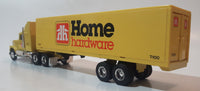 Rare ERTL Home Hardware Semi Truck and Trailer Yellow Die Cast Toy Car Vehicle