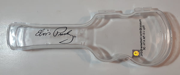 Elvis Presley Guitar Shaped Clear Plastic Container