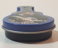 EPE Elvis Presley Sugarfree Peppermints Guitar Shaped Small Blue Tin Metal Container