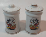 Vintage Walt Disney Productions Mickey Mouse Cooking Themed Fine China Salt and Pepper Shaker Set