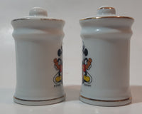 Vintage Walt Disney Productions Mickey Mouse Cooking Themed Fine China Salt and Pepper Shaker Set