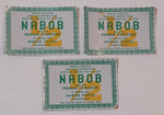 Vintage Nabob Half Value Premium Certificate Coupon Green Lot of 3