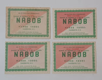 Vintage Nabob Half Value Premium Certificate Coupon Green Lot of 4