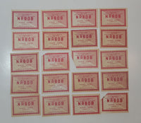 Vintage Nabob Half Value Premium Certificate Coupon Red Lot of 20