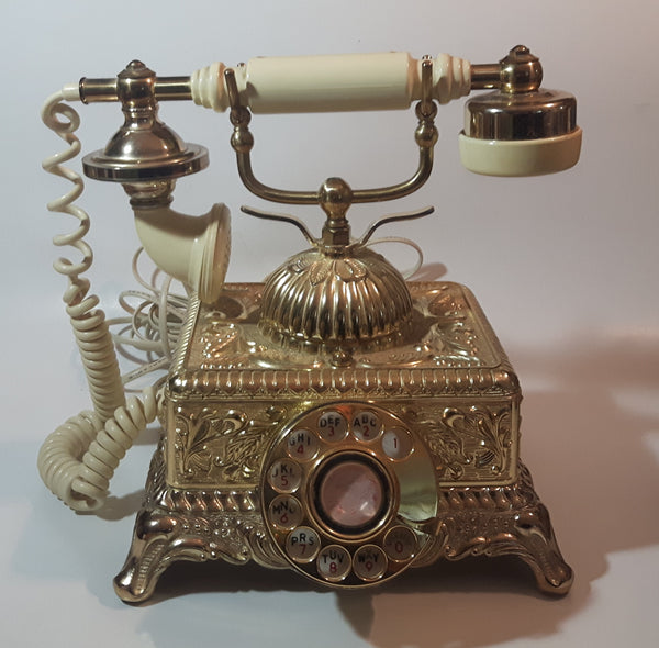 Nautical Brass Vintage Rotary Phone Old Fashioned Telephone French  Victorian 