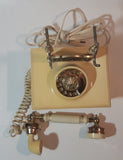 Rare Vintage French Victorian Style Cherubs Rotary Style Telephone Shaped Alarm Clock