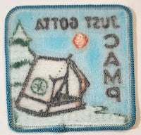 Girl Guides Just Gotta Camp 2 1/2" x 2 1/2" Embroidered Fabric Patch Badge