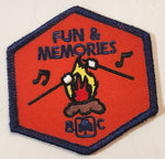 Girl Guides Fun & Memories 2 1/2" x 2 1/2" Embroidered Fabric Patch Badge