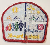 Girl Guides Lougheed Area BC 3" x 3 1/4" Embroidered Fabric Patch Badge