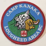 Girl Guides Camp Kanaka Lougheed Area BC 2 3/4" Embroidered Fabric Patch Badge