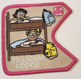 Girl Guides Tillicum Lodge 3" x 3" Embroidered Fabric Patch Badge