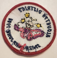 Girl Guides Spark Camp June 1998 Alouette District 2 1/2" Embroidered Fabric Patch Badge