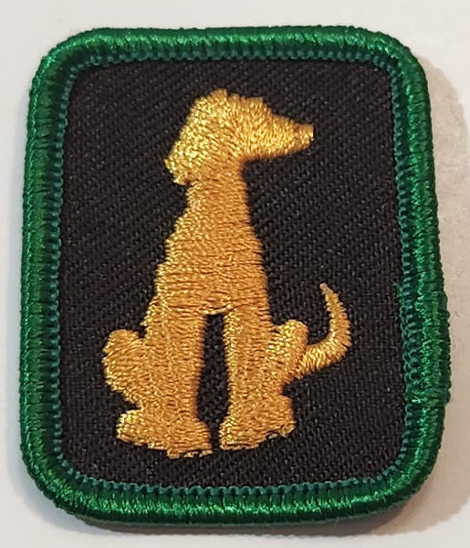 Golden Retriever Dog 1 3/8" x 1 3/4" Embroidered Fabric Patch Badge