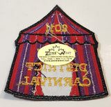 Girl Guides 2011 Laity District Carnival 3" x 3" Embroidered Fabric Patch Badge