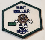 Girl Guides BC Mint Seller 2 1/2" x 2 1/2" Embroidered Fabric Patch Badge