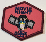 Girl Guides BC Movie Night 2 1/2" x 2 1/2" Embroidered Fabric Patch Badge