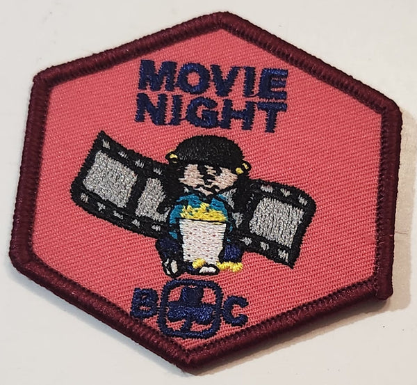 Girl Guides BC Movie Night 2 1/2" x 2 1/2" Embroidered Fabric Patch Badge