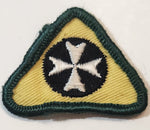 Iron Cross 1 1/2" x 1 3/4" Embroidered Fabric Patch Badge
