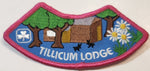 Girl Guides Tillicum Lodge 1 3/4" x 4 1/4" Embroidered Fabric Patch Badge