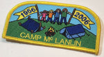 Girl Guides 1956 2006 Camp McLanlin 2" x 4" Embroidered Fabric Patch Badge