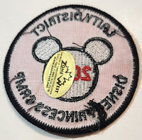 Girl Guides 2009 Laity District Disney Princess Camp 3" Embroidered Fabric Patch Badge
