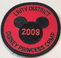 Girl Guides 2009 Laity District Disney Princess Camp 3" Embroidered Fabric Patch Badge