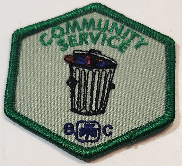 Girl Guides BC Community Service 2 1/2" x 2 1/2" Embroidered Fabric Patch Badge