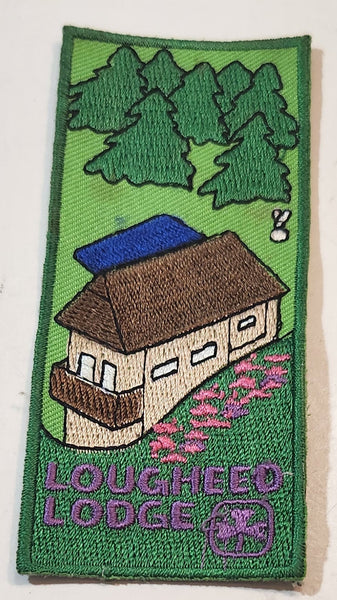 Girl Guides Lougheed Lodge 1 3/4" x 4" Embroidered Fabric Patch Badge