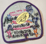 Girl Guides BC 1910-2005 95 Celebration Challenge 3" x 3" Embroidered Fabric Patch Badge