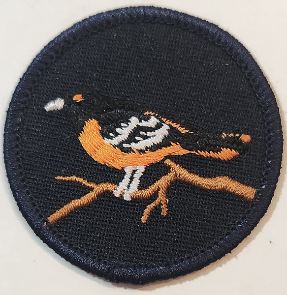 Oriole Bird Themed 2" Embroidered Fabric Patch Badge