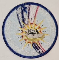 Girl Guides Making New Friends - Soar 2001 Telegraph Trail District 3" Embroidered Fabric Patch Badge
