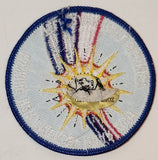 Girl Guides Making New Friends - Soar 2001 Telegraph Trail District 3" Embroidered Fabric Patch Badge