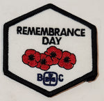 Girl Guides BC Remembrance Day 2 1/2" x 2 1/2" Embroidered Fabric Patch Badge