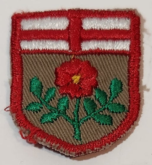 Alberta Provincial Boy Scouts Crest 1 3/8" x 1 3/4" Embroidered Fabric Patch Badge