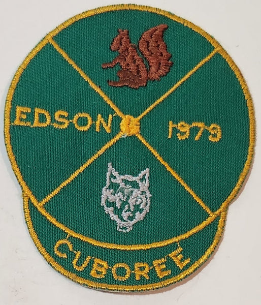 Cuboree Edson 1979 3" x 3 1/2" Embroidered Fabric Patch Badge
