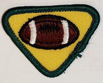 Boy Scouts Football 1 1/2" x 1 3/4" Embroidered Fabric Patch Badge