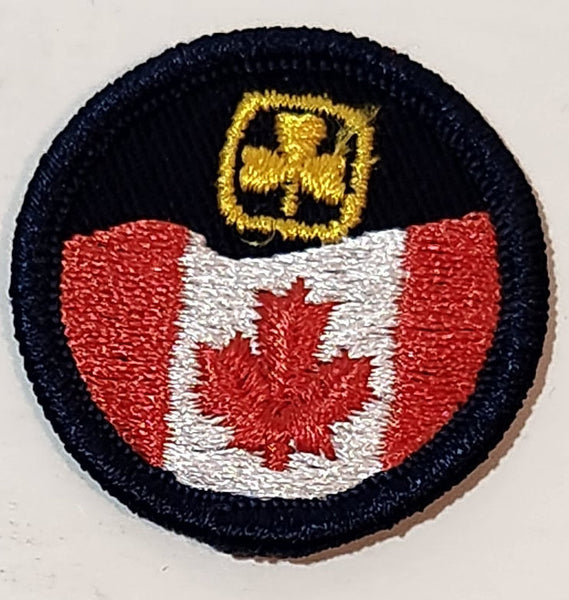 Girl Guides Canada 1 1/2" Embroidered Fabric Patch Badge