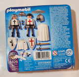 2007 Geobra Playmobil 5825 Medieval Knights 13pc Two Figure Pack of Toy Figures New In Package