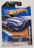 2011 Hot Wheels DC Comics Green Lantern HW Racing '11 '92 Ford Mustang Blue Die Cast Toy Car Vehicle New in Package