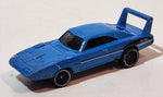 2017 Hot Wheels Muscle Mania '69 Dodge Charger Daytona Blue Die Cast Toy Muscle Car Vehicle