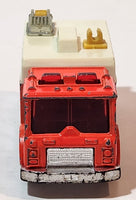 1992 Matchbox Mack Auxiliary Power Truck Flood Light Rescue Unit Fire Truck 1/84 Scale Orange Die Cast Toy Car Vehicle