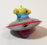 1999 McDonald's Disney Toy Story 2 Little Green Alien 2 1/2" Tall Spinning Top Toy Figure