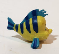 Disney The Little Mermaid Flounder Fish 2" Long PVC Toy Figure